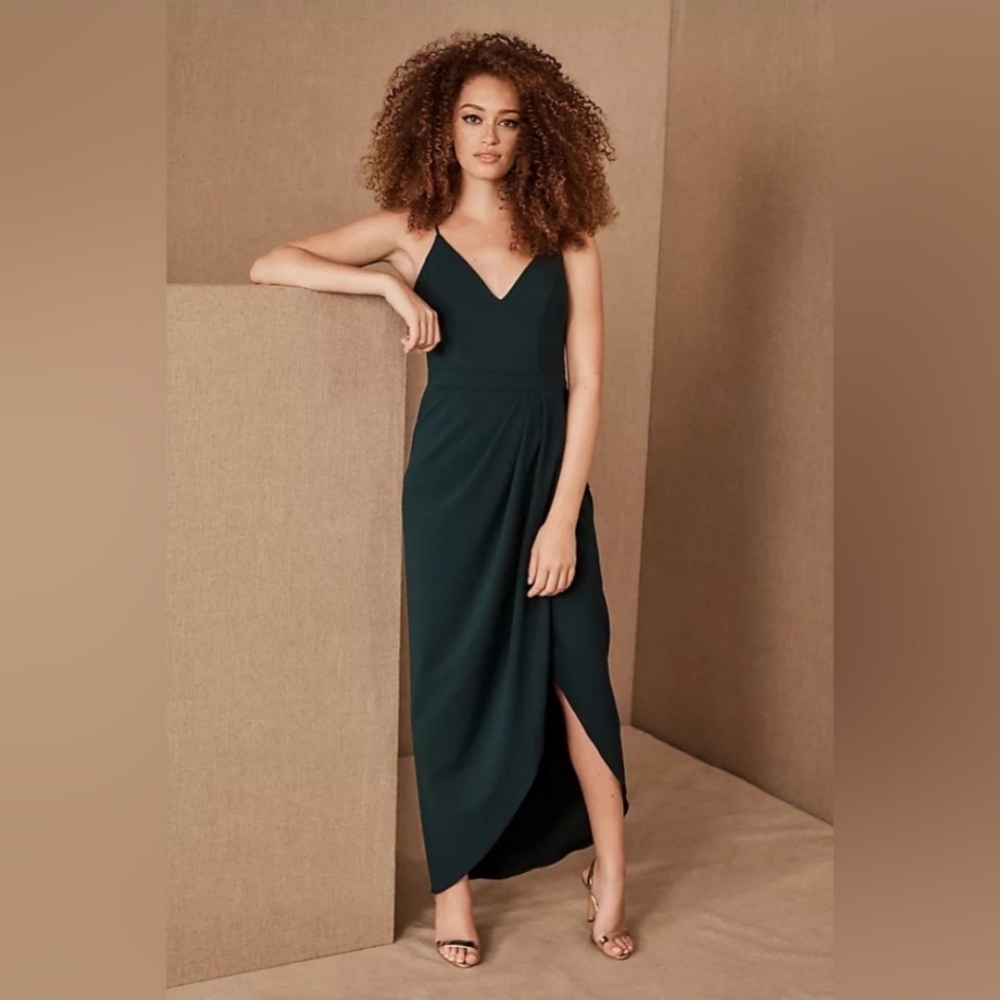 Anthropologie Caron V-Neck BHLDN Dress